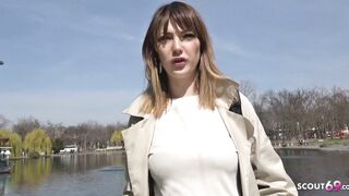 GERMAN SCOUT - ANAL FOR FLOPPY TITS TEEN AT STREET CASTING
