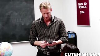 Naughty Girl Seduces Her Older Teacher