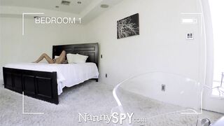 NannySpy Lonely seduces busty brunette Nanny Amia Miley