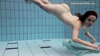 Salaka Ribkina beautiful body in the swimming pool