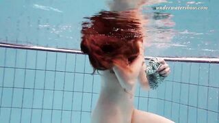 Salaka Ribkina beautiful body in the swimming pool
