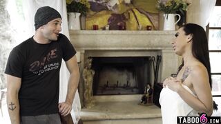 Emo stepmom MILF Lily Lane really likes it anal and stepson gave it to her