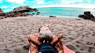 Sex on the Beach on Holiday with horny girlfriend