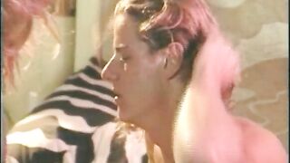 Threesome classic with hot women from the 90s