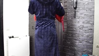 Real unexpected whipping! Came to visit and got slapped on the ass!