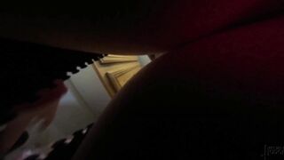 Tiny Husband Lost in Tits Giantess