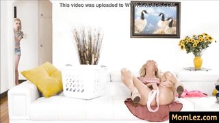 step Mom scolds stepDaughter over masturbation then does same