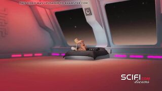 Sci-Fi. Hot 3d shemale having a good time with a lesbian