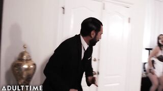 ADULT TIME - Horny Housekeepers Do Anal On The Boss' Bed!