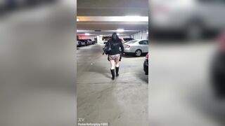 Flashing at the casino