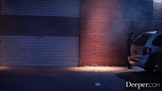 Deeper. Brooklyn Gray Aggressive DP Behind Dumpster