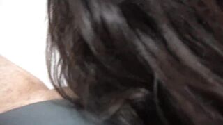 brunette student gets a massive creampie
