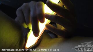18yo gabriella lati glowstick pussy stretch fest during a thunderstorm