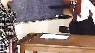 Test Cheaters Get Their Butts Beat