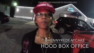 Henny Red in blue flame Strip Club! Chris Brown or Tyga wil