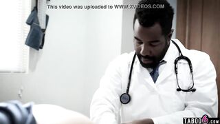 Rectal exam for this big ass teen by her black doctor