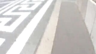 Angelina Crow - Public sex in Budapest