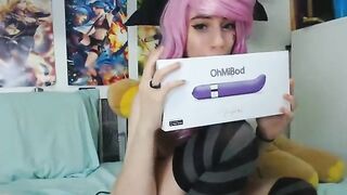 Lana as a Pink Pirate masturbates with viewer controlled vibrator