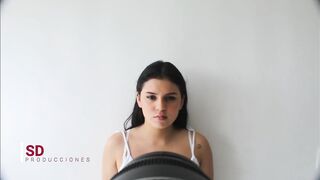 My neighbor's photogenic and hot slut- Melanie Caceres- Spanish porn.