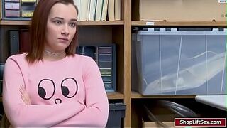 Shoplifter fucked after getting caught