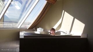 Cute teen 18yo asian: hot-tub tease machine