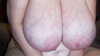Huge Granny Tits Jerk Off Challenge To The Beat #3