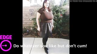 Huge Granny Tits Jerk Off Challenge To The Beat