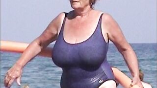 Huge Granny Tits Jerk Off Challenge To The Beat