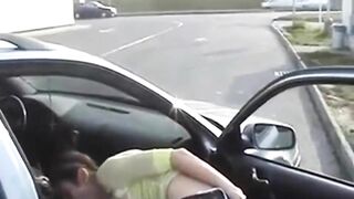Romanian Gypsy Street Hooker Fuck in Public Truck Parking