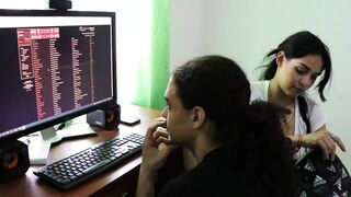 MY CLASSMATE TOUCHES ME WHILE WE ARE DOING HOMEWORK