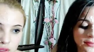 it feels good to Deepthroat and Cumshot on 2 Teens Face - JustFuckHer.com