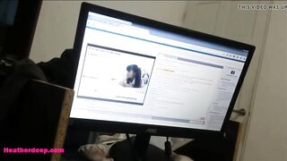 HD He Creampie me after Webcaming with fan