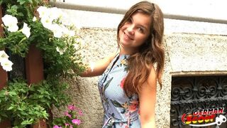 GERMAN SCOUT - First Time ANAL for 18yr young College Teen
