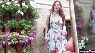 GERMAN SCOUT - First Time ANAL for 18yr young College Teen