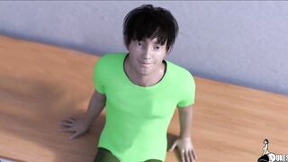 Big tit personal trainer face fucked by her wimpy client. (preview)