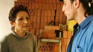 Brunette Lady Farmer Hairy Pussy Barn Fucked