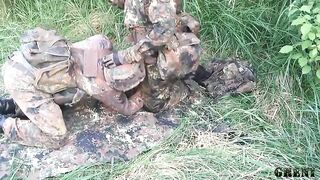 German soldiers in the field