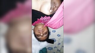 Cute Young Gf fucking with bf & Taking cum inside