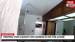 FCK News - Creepy Home Intruder Caught On Camera