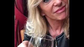 French MILF Marina Beaulieu having sex with BBC in front of her husband
