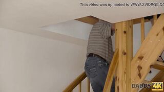 DADDY4K. Having fun on her father-in-law's cock
