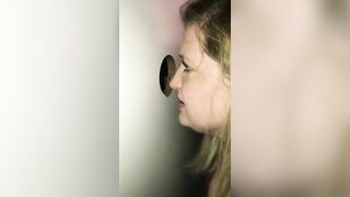 Girlfriend Sucking Stranger At Gloryhole