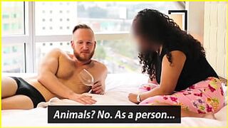 LATINA student had NEVER SQUIRTED... until THIS MASSAGE! Watch her FIRST TIME! (her TIGHT pussy gets UP!)