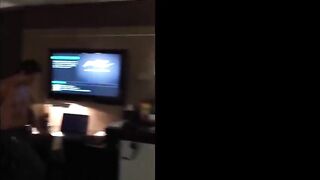 Slim blond beauty share and film by hubby