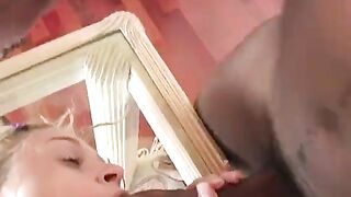 Pigtailed Teen Wants Gangbang With Big Black Cock
