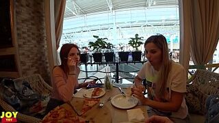 Remote Vibrators Inside Two Hot Girls - SFW Public Fun | Part 2