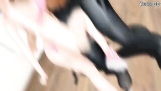 Cute Blonde Girl Punish Naughty Pervert