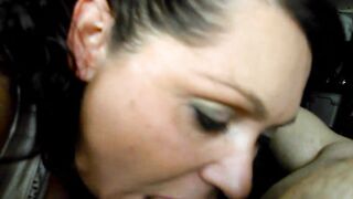 Her very first blowjob and she loves it..