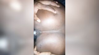 Thick Ghanaian Booty Taking Backshots