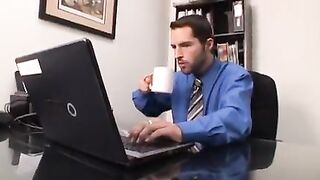 Hot Blonde Office